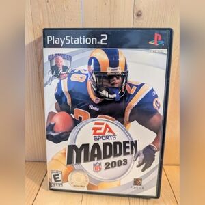 Madden NFL 2003 PlayStation 2 Game Used